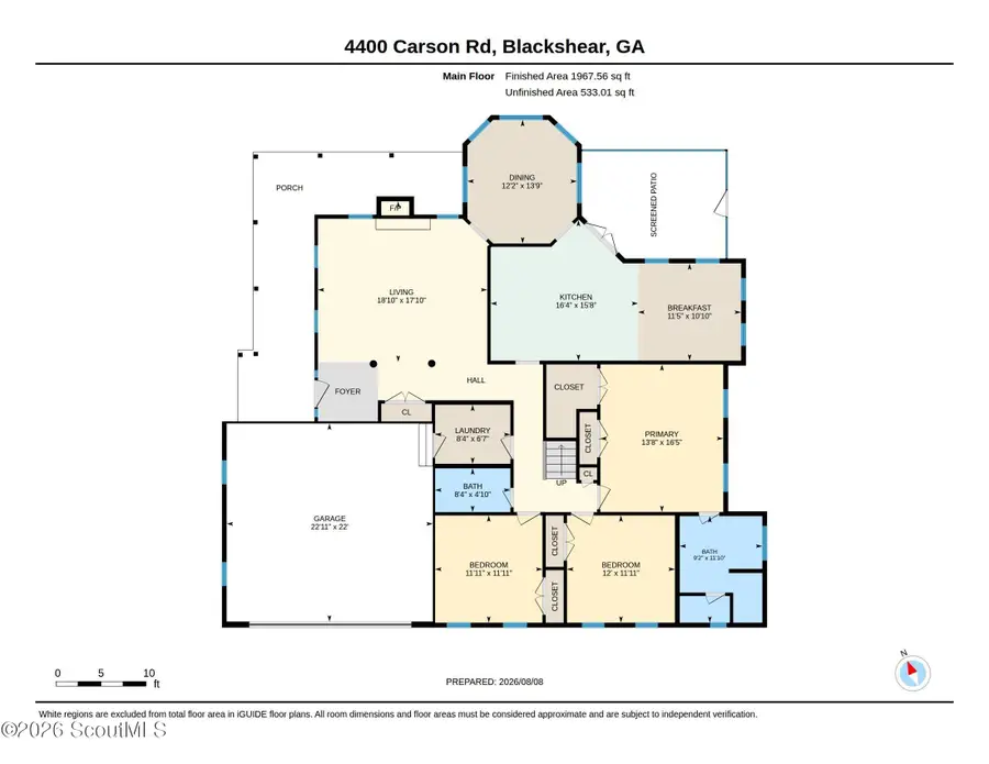 4400 Carson Road, Blackshear, GA 31516 - #3