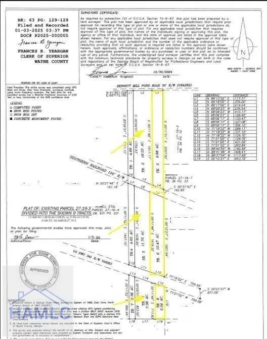 Tract 6 Bennett Mill Pond Road, Jesup, GA 31545