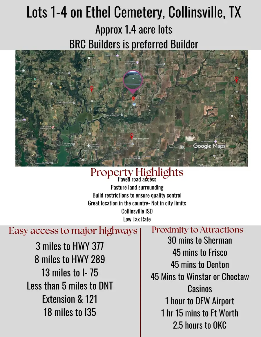 Lot 1 Ethel Cemetery Road, Collinsville, TX 76233 - #3