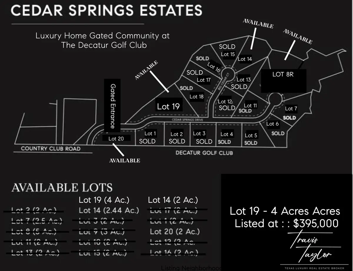 Lot 19 Cedar Springs Drive, Decatur, TX 76234 - Image #1