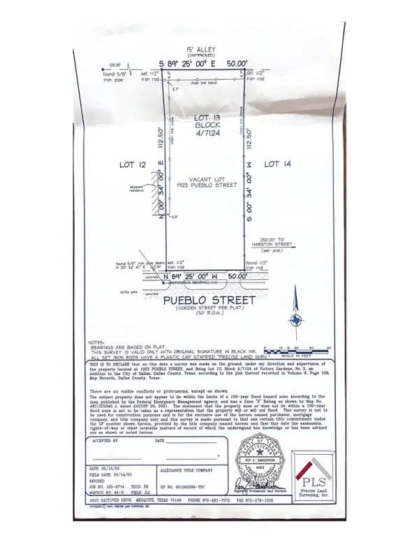 1923 Pueblo Street, Dallas, TX 75212