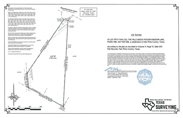 Lot 52 Mourning Dove Court, Graford, TX 76449