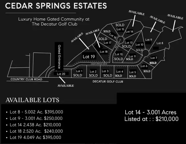 Lot 14 Big Cedar Court, Decatur, TX 76234