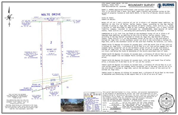 1130 Nolte Drive, Dallas, TX 75208