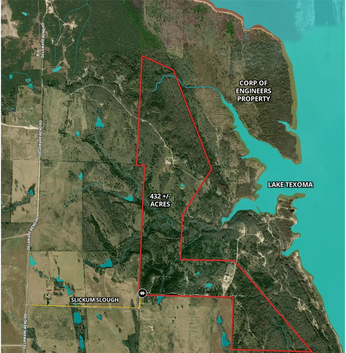 432 Acres Slickum Slough Road, Whitesboro, TX 76273 - #1