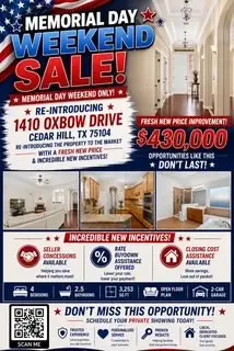 1410 Oxbow Drive, Cedar Hill, TX 75104 - #1