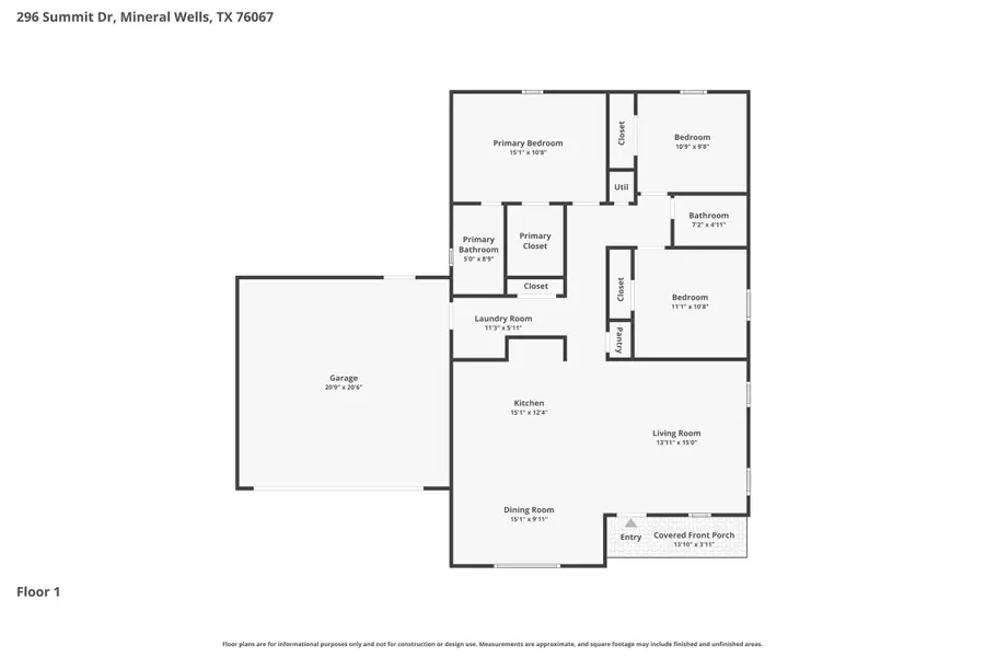 296 Summit Drive, Mineral Wells, TX 76067 - #2