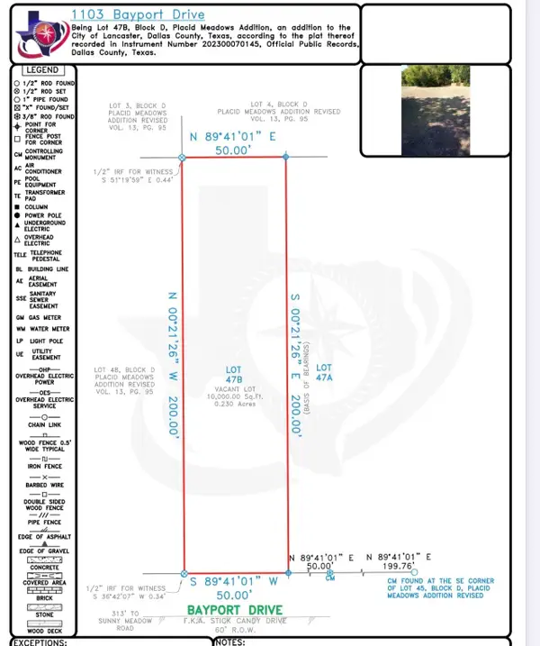 1103 Bayport Drive, Lancaster, TX 75134