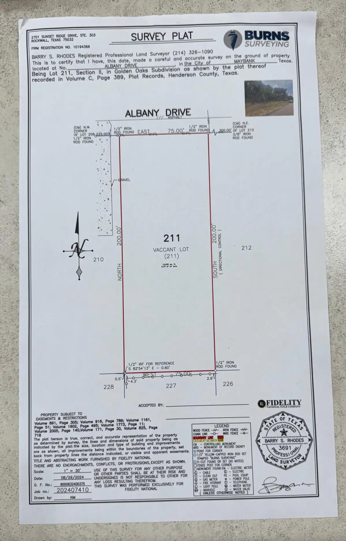 0 Albany Drive, Mabank, TX 75156 - #1