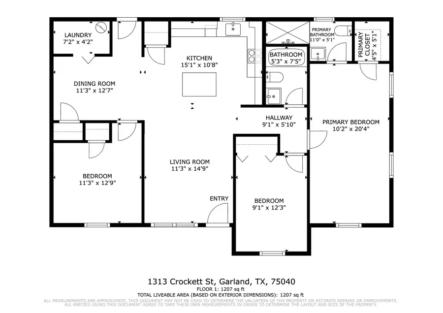 1313 Crockett Street, Garland, TX 75040 - #2