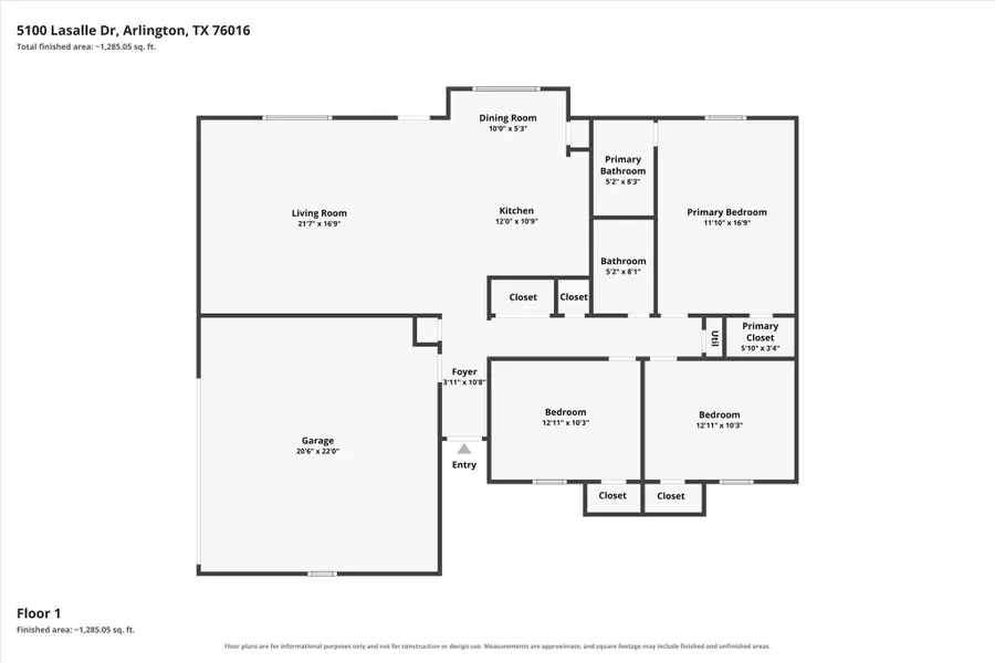 5100 Lasalle Drive, Arlington, TX 76016 - #2