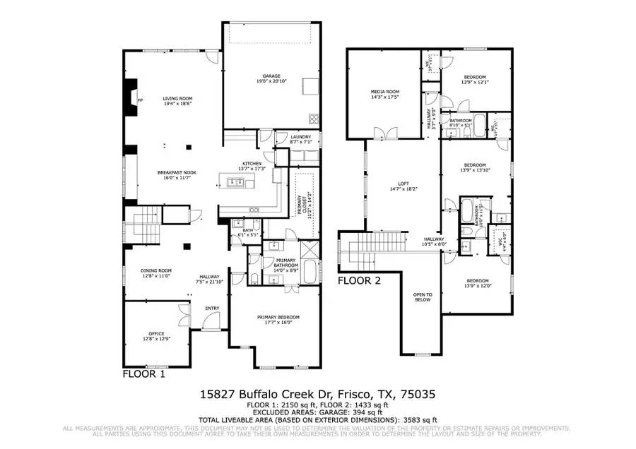 15827 Buffalo Creek Drive, Frisco, TX 75035 - #2