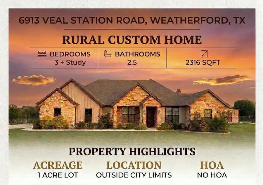6913 Veal Station Road, Weatherford, TX 76085 - #3