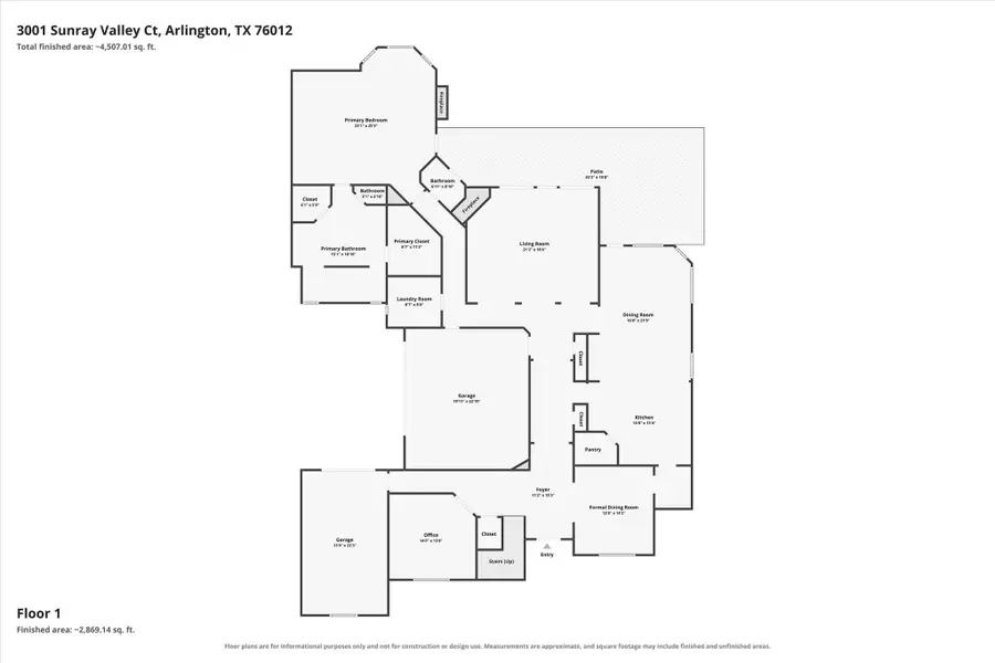 3001 Sunray Valley Court, Arlington, TX 76012 - #3
