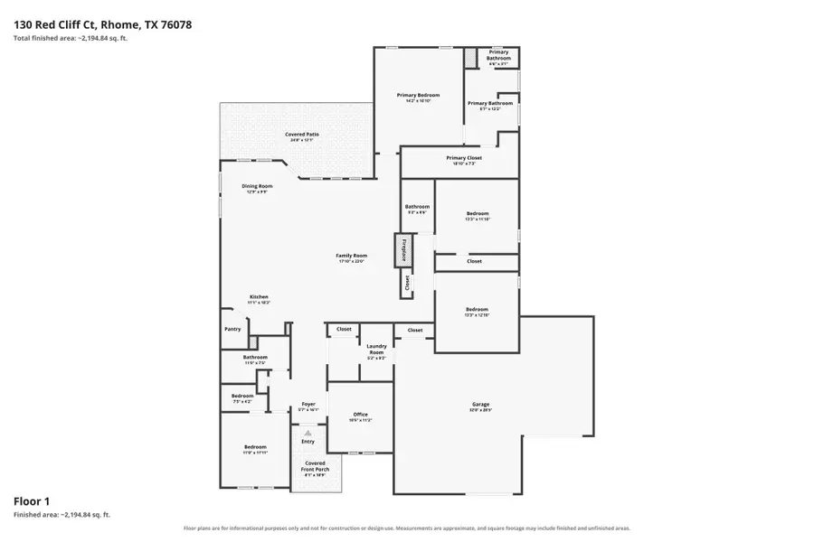 130 Red Cliff Court, Rhome, TX 76078 - #3