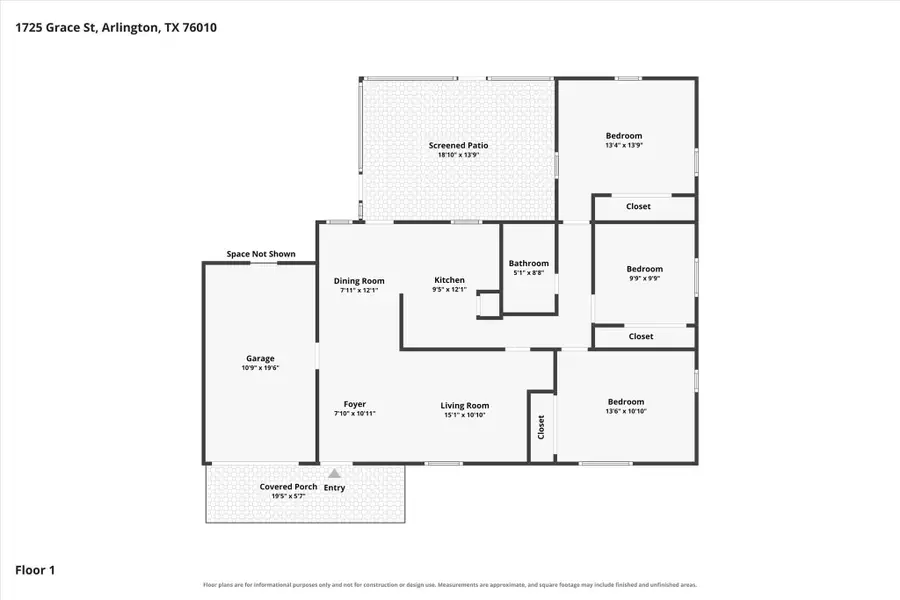 1725 Grace Street, Arlington, TX 76010 - #3