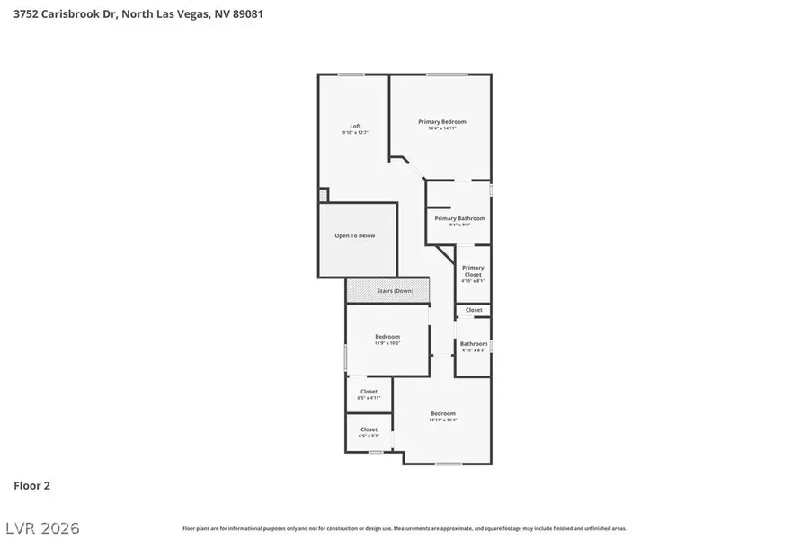 3752 Carisbrook Drive, North Las Vegas, NV 89081 - #3