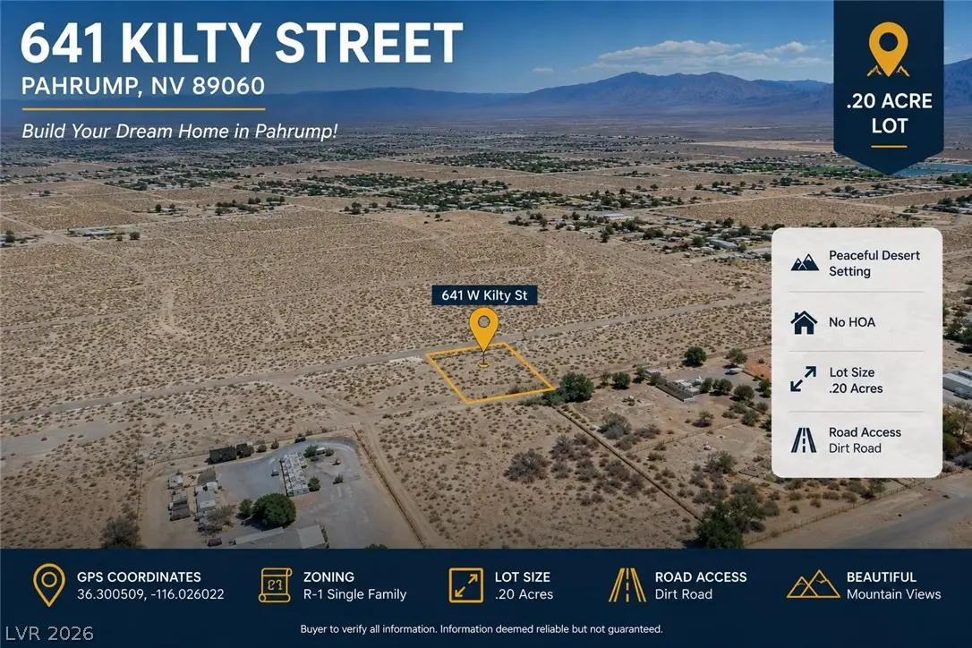 641 W Kilty Street, Pahrump, NV 89060 - #1