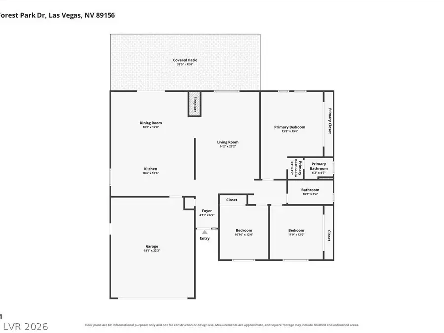 6171 Forest Park Drive, Las Vegas, NV 89156 - #2