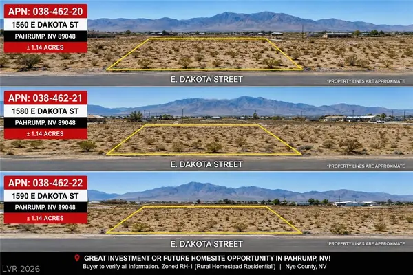 1560 E Dakota Street, Pahrump, NV 89048