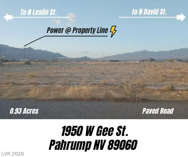 1950 W Gee Street, Pahrump, NV 89060
