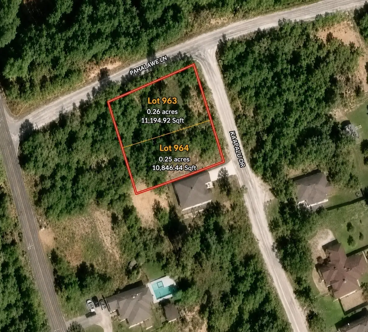 Lot 963 & 964 Kaapahu Drive, Bastrop, TX 78602 - #1