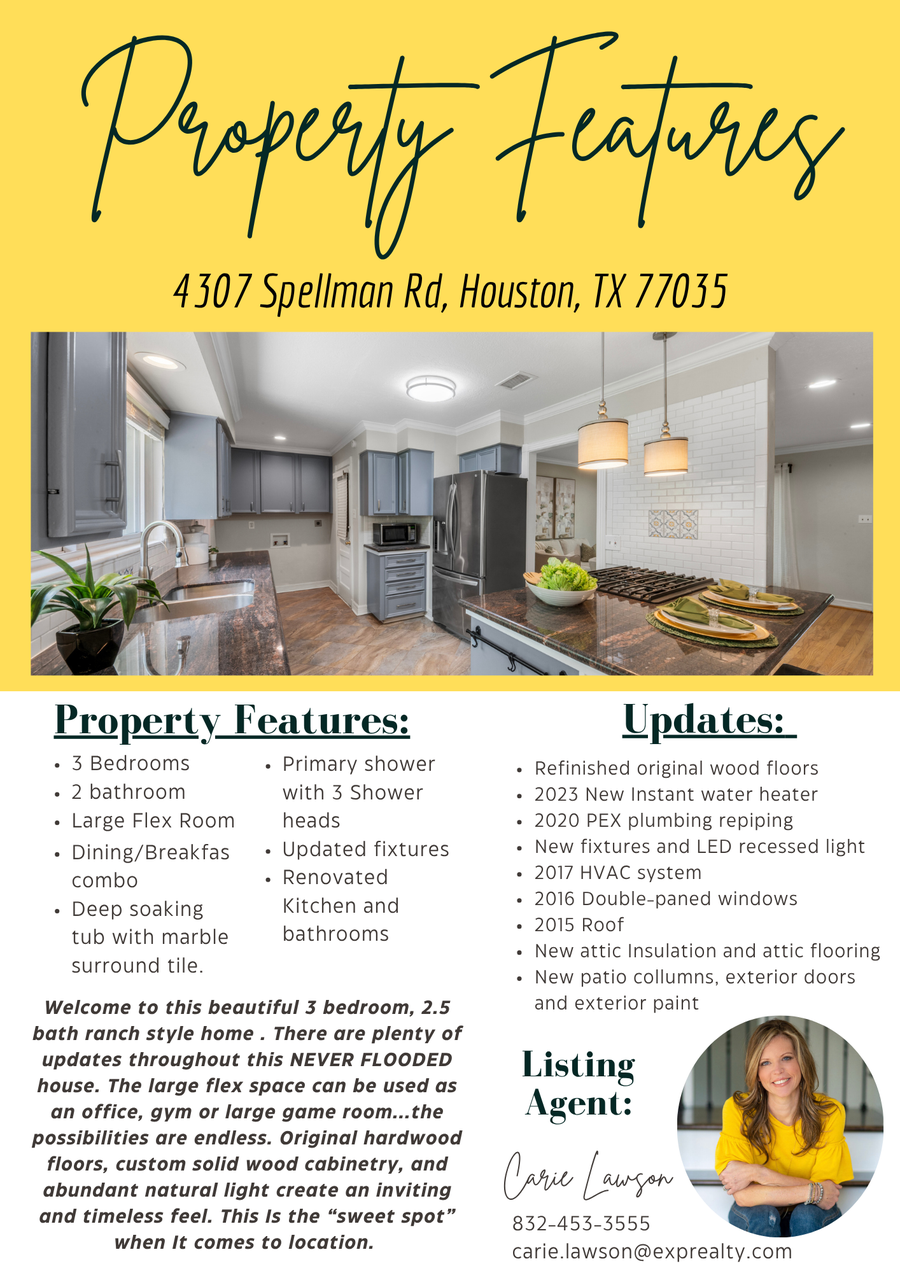 4307 Spellman Road, Houston, TX 77035 - #3