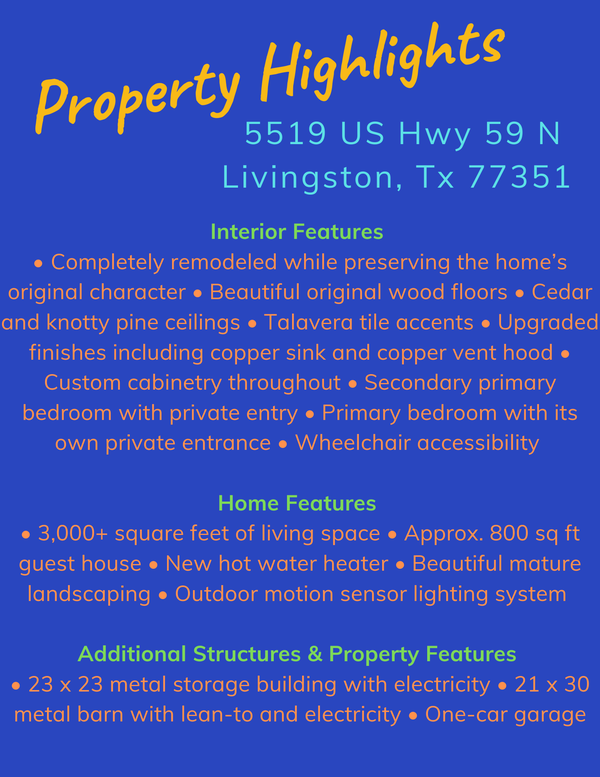 5519 Us Highway 59 N, Livingston, TX 77351