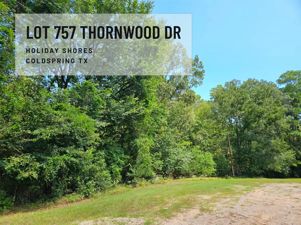 Lot 757 Thornwood Drive, Coldspring, TX 77331 - #1