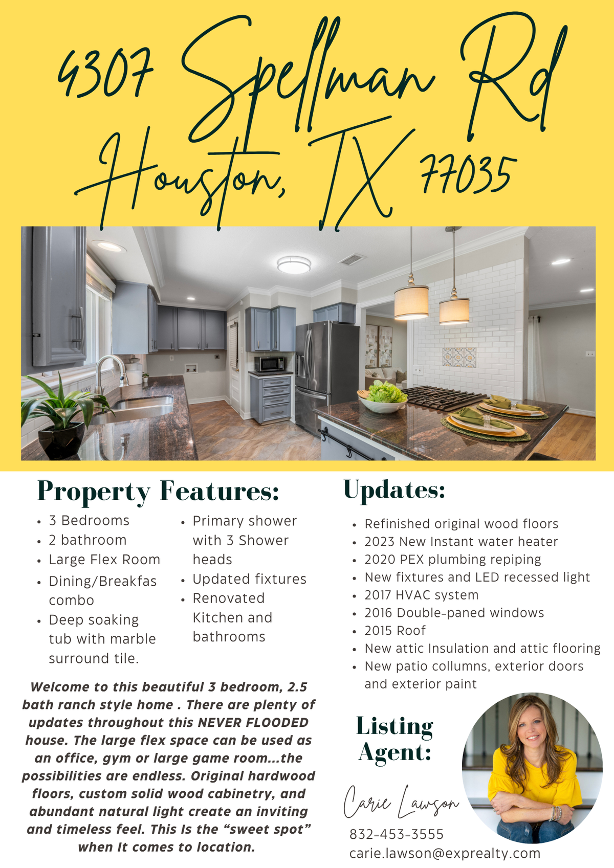 4307 Spellman Road, Houston, TX 77035 - #1