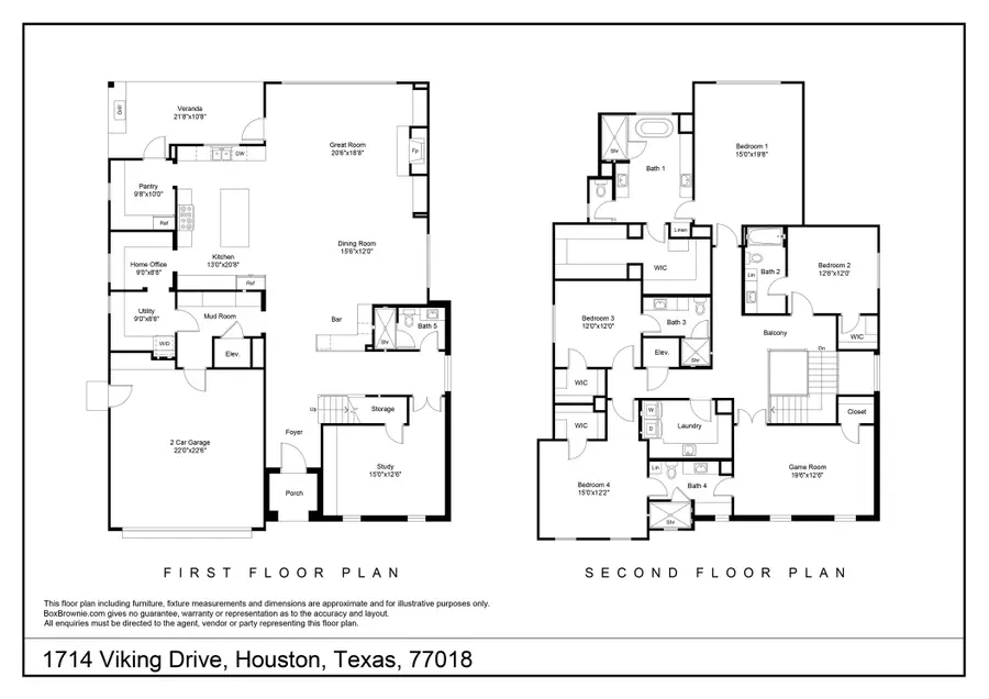 1714 Viking Drive, Houston, TX 77018 - #2