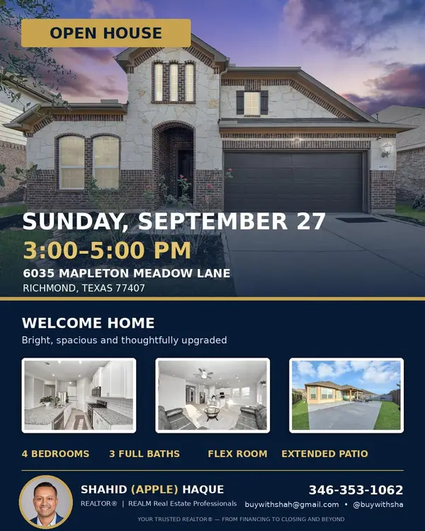 6035 Mapleton Meadow Lane, Richmond, TX 77407