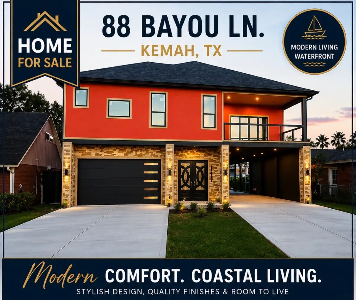 88 Bayou Lane, Kemah, TX 77565 - #1