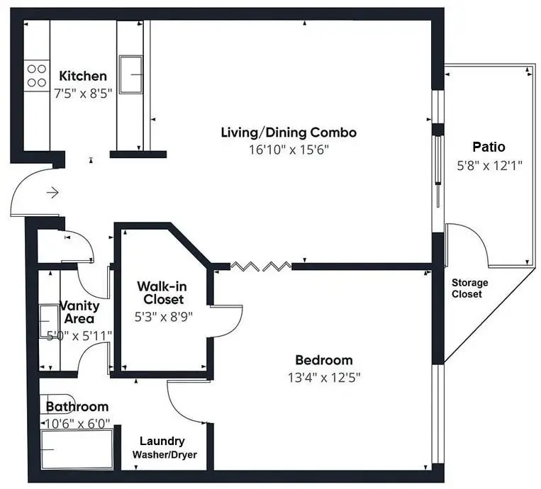 2822 S Bartell Drive #3, Houston, TX 77054 - #2