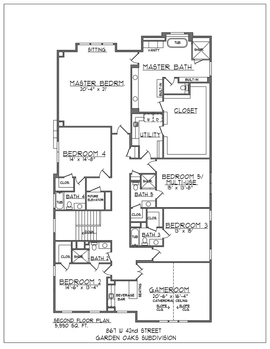 867 W 42nd Street, Houston, TX 77018 - #3