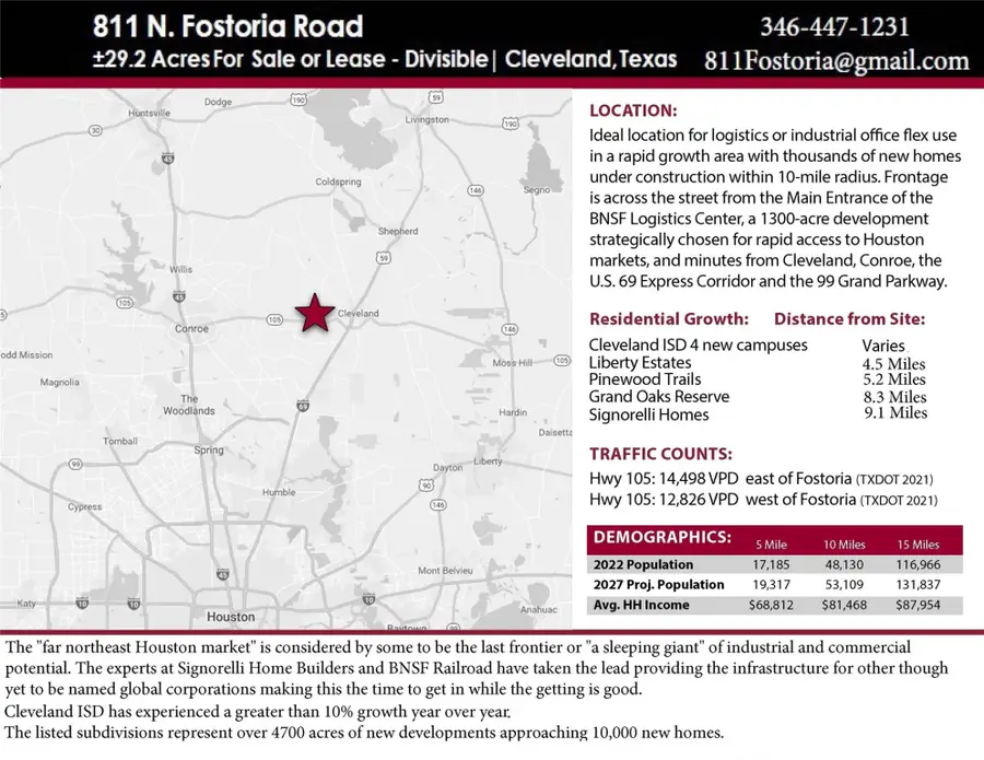 811 N Fostoria Road, Cleveland, TX 77328 - Image #2