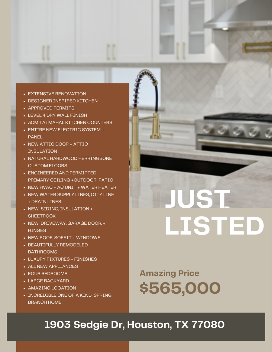 1903 Sedgie Drive, Houston, TX 77080 - #2