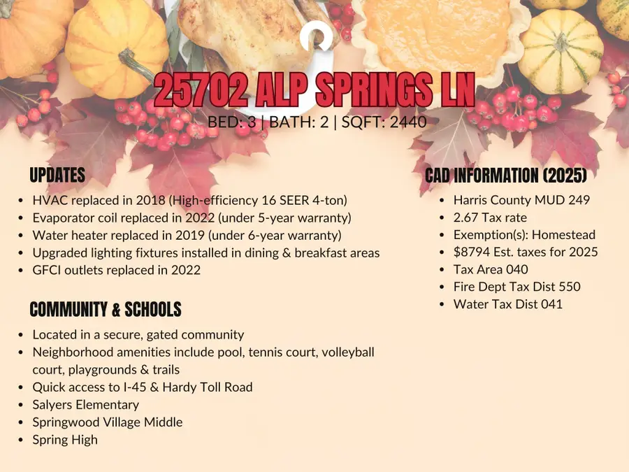 25702 Alp Springs Lane, Spring, TX 77373 - Image #2