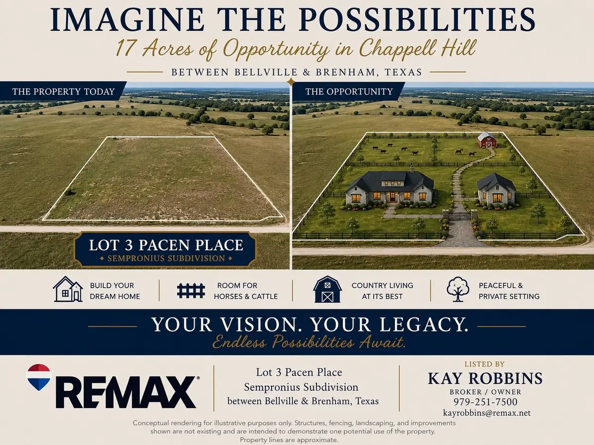Lot 3 Pacen Place, Chappell Hill, TX 77426 - #1