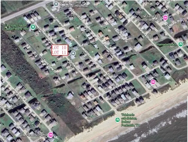 Lot 10 & 11 Driftwood Lane, Port Bolivar, TX 77650 - #2
