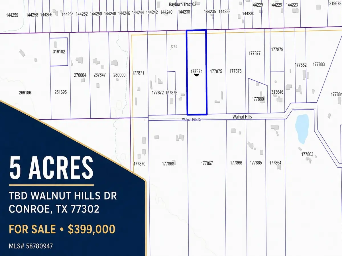 TBD Walnut Hills Drive, Conroe, TX 77302 - #1