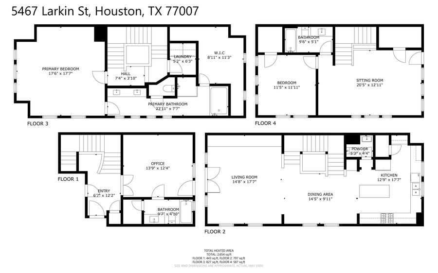 5467 Larkin Street, Houston, TX 77007 - #3