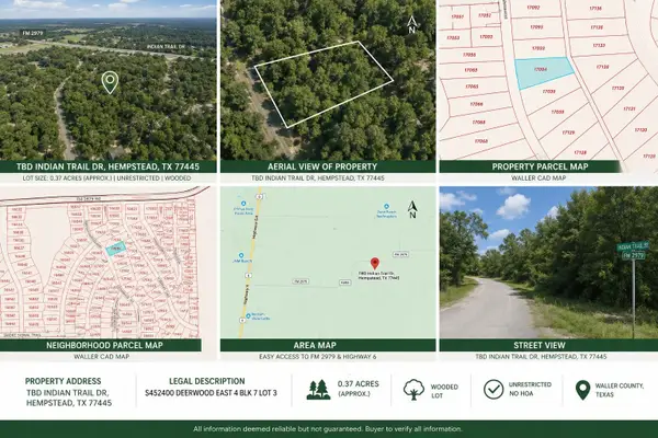 TBD Indian Trail Drive, Hempstead, TX 77445