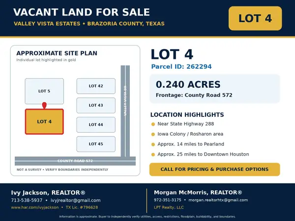 Lot 4 County Rd 572, Rosharon, TX 77584