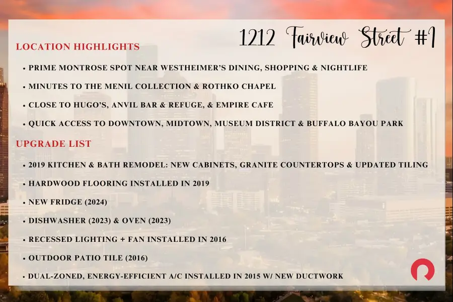 1212 Fairview Avenue #I, Houston, TX 77006 - Image #3