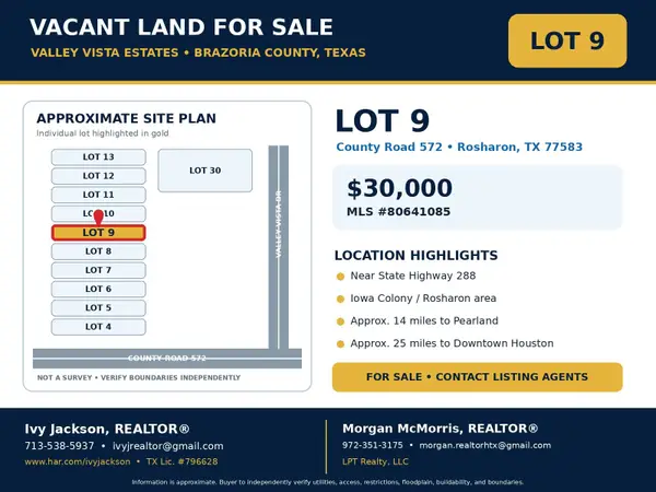 Lot 9 County Rd 572, Rosharon, TX 77583