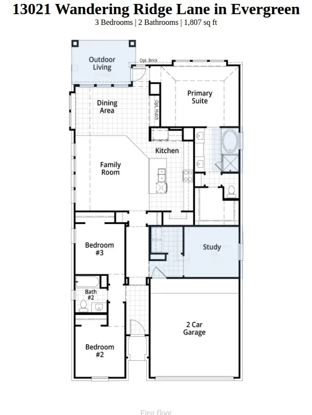 13021 Wandering Ridge Lane, Conroe, TX 77302 - Image #2