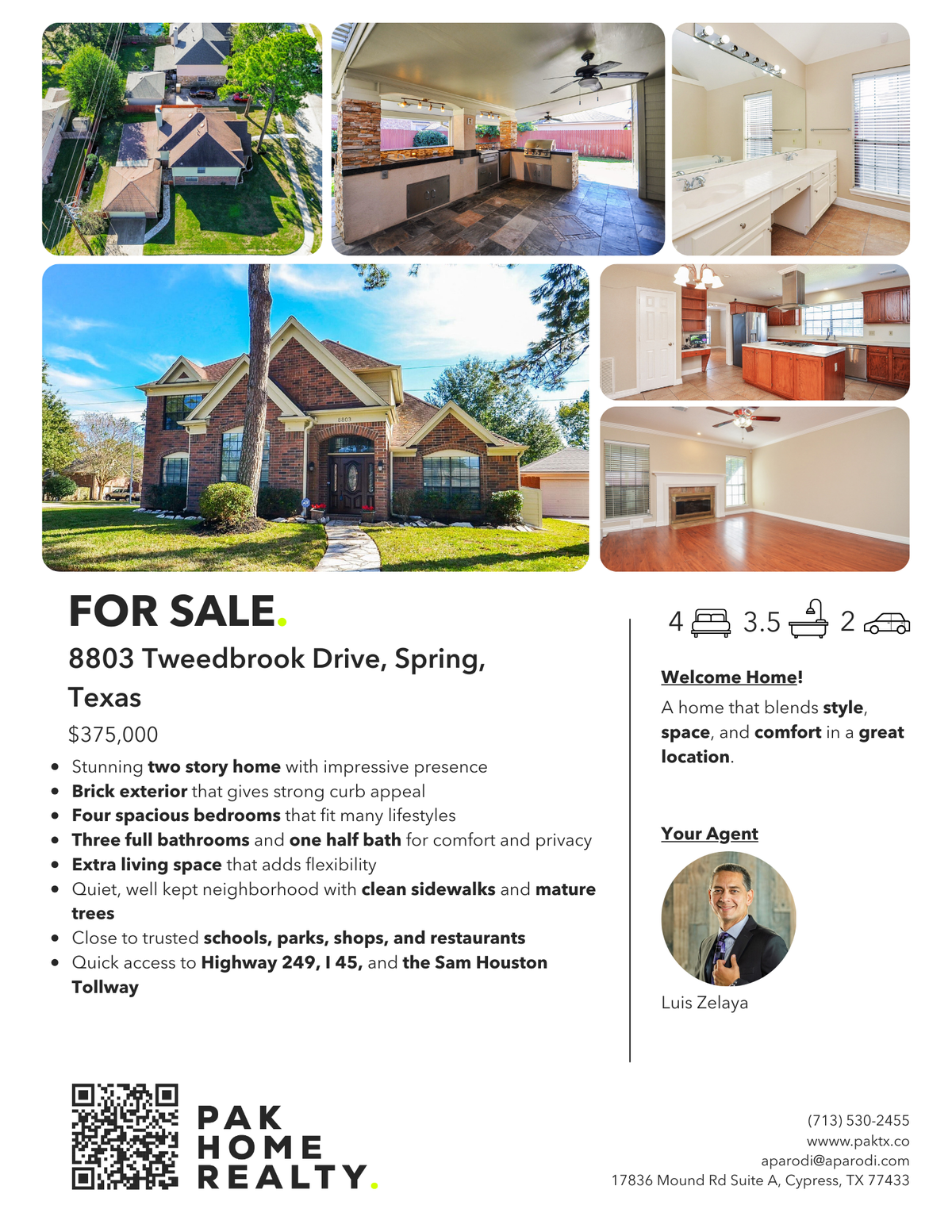 8803 Tweedbrook Drive, Spring, TX 77379 - #1