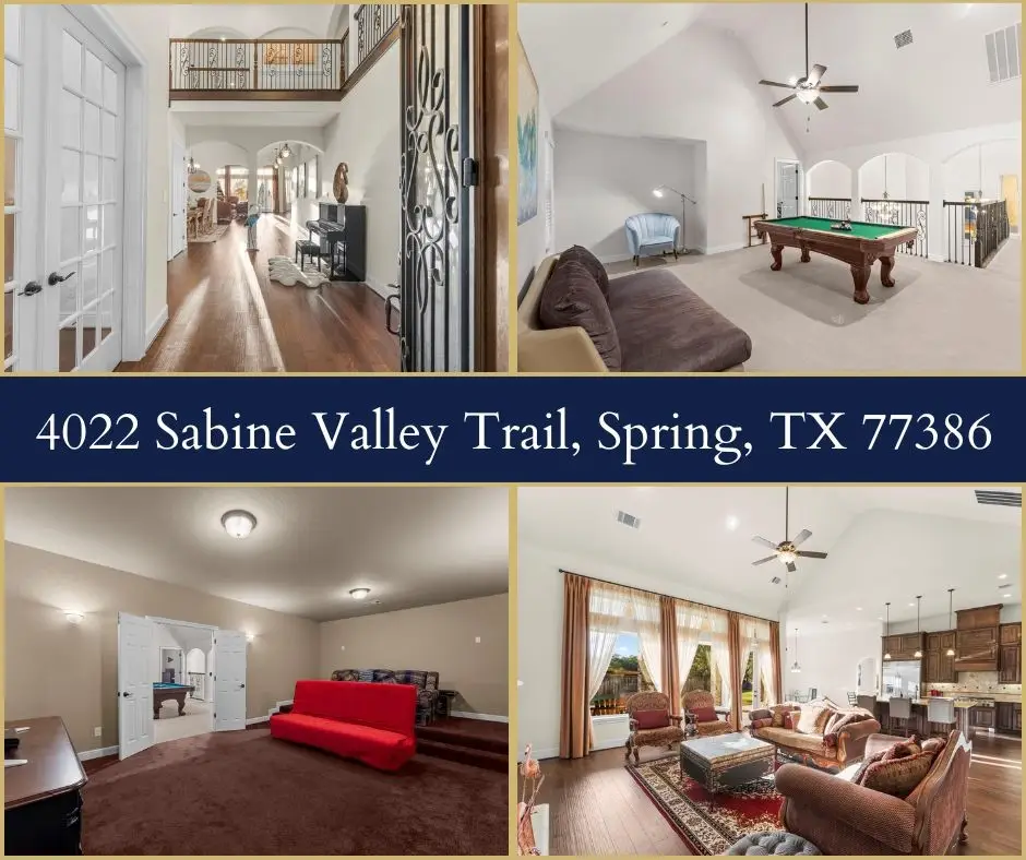 4022 Sabine Valley Trail, Spring, TX 77386 - #1