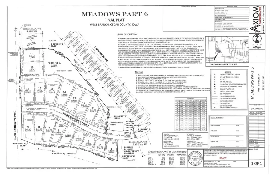 Lot 11 Meadows Subdivision Part 6, West Branch, IA 52358 - Image #2